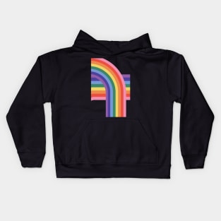 Lgbtiq+ Rainbow Wave Kids Hoodie